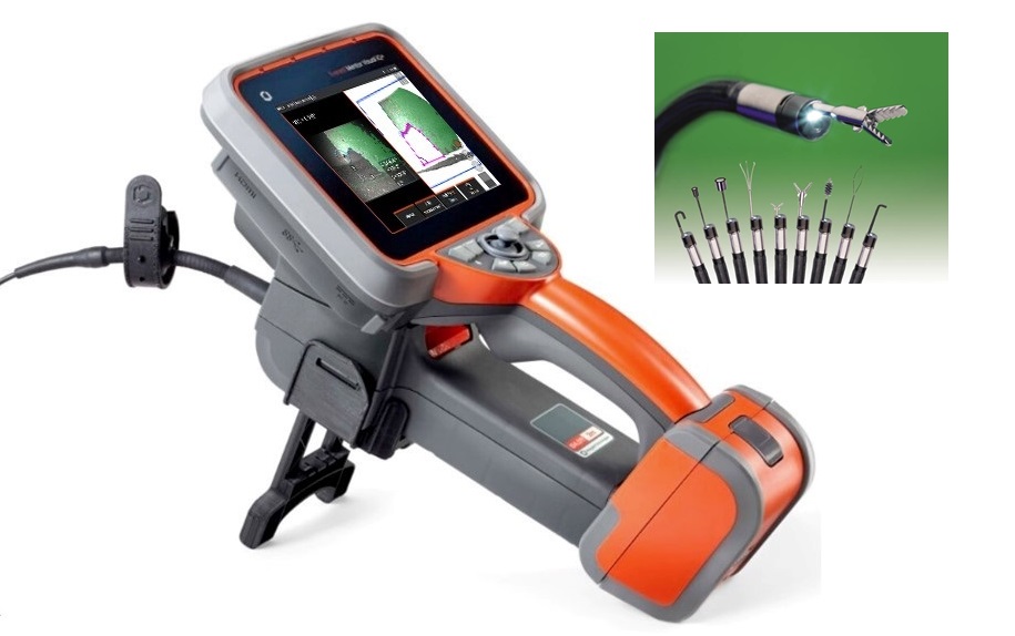 內(nèi)置機(jī)械手通道的高清智能三維測量孔探設(shè)備 內(nèi)置機(jī)械手通道的高清智能三維測量孔探設(shè)備